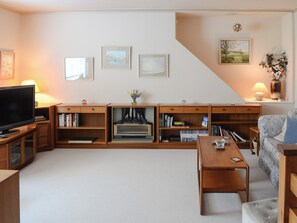 Living room with TV | Keith House, Thurso