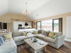 Stylishly furnished open plan living space | The Cart Shed, Witton Gilbert, near Durham