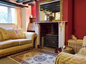 Cosy living/dining room with wood burner | Rebecca’s Cottage - Richmond and Rebecca’s Cottages, Welton