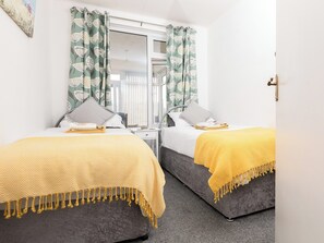 Comfortable twin bedroom | Bosorne, Penzance