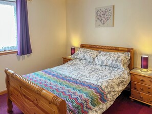 Prettily presented double bedroom | Acorn Cottage, Conon Bridge