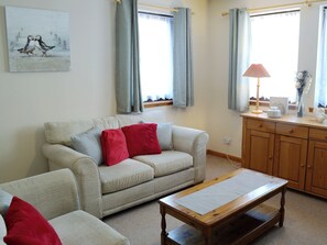 Attractive good-sized living room | Acorn Cottage, Conon Bridge