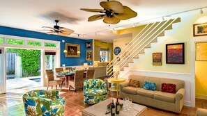 Americana Tropicale - A spacious 4 bedroom home in the heart of Old Town Key West...