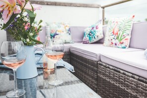 Outside sofa on terrace
