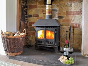 Cosy living room with wood burner | The Cottage at 1710 - The Seventeen Ten Cottages, Greenwell, near Brampton