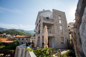 Our beautiful, brand new property, just 10 meters from the beach