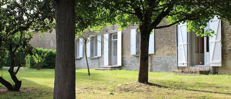 Vue depuis le jardin privatif