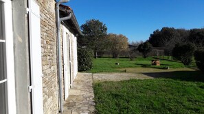 Vue sur le jardin