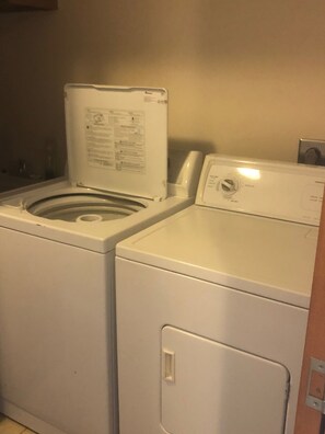 Washer and Dryer on premises