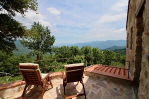 View from breakfast terrace