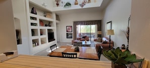 Living Room & Dining Room from Kitchen