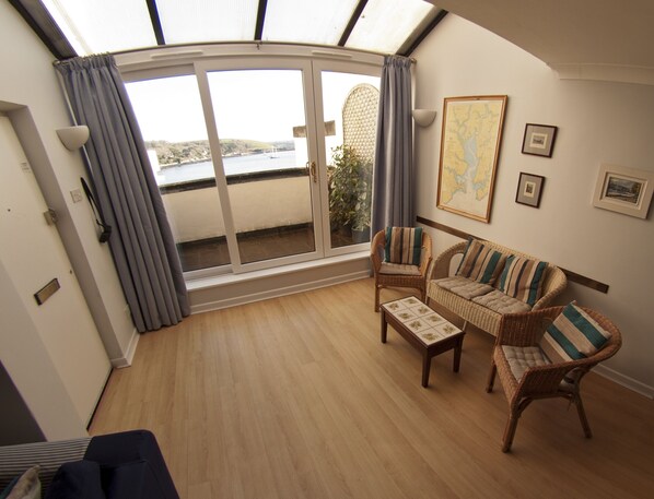 The Lounge and Dining Area - with Sea Views