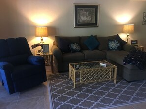 New living room furniture.