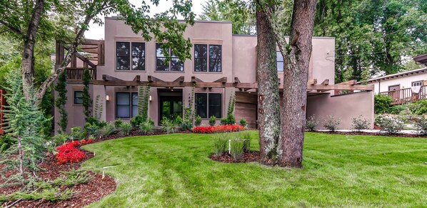 Welcome to our home! A contemporary, mission-style retreat.
