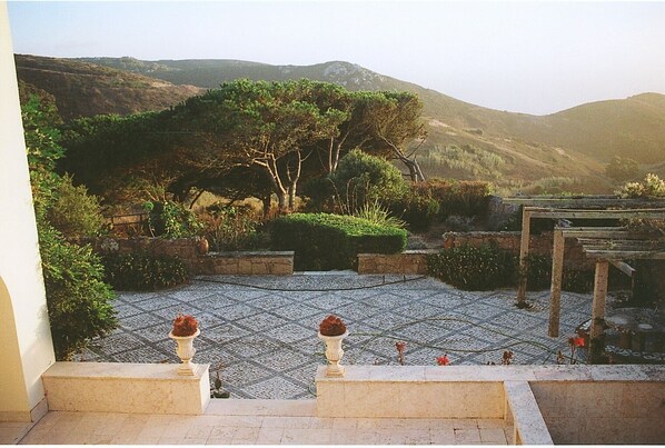View of Atlantic Ocean and hills from master bedroom