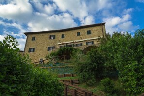 View above from the private pool, just steps away from your garden terrace