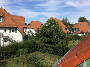 Blick vom Balkon