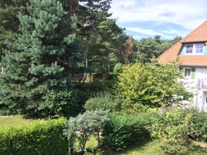 Blick vom Balkon