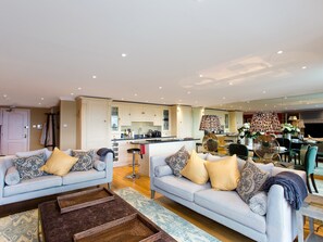 Open plan living space | Solent View Apartment, Cowes