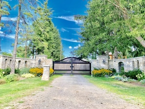 Front Entrance Gates With Surveillance