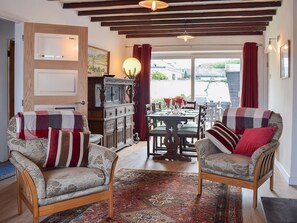 Lovely beamed living/dining room | Glasfor, Llansantffraed, near Aberaeron