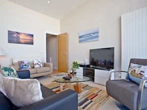 Welcoming living area  | Sunset Bay - Horizon View, Westward Ho!