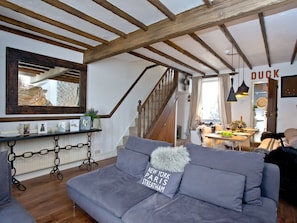 Exposed wooden beams throughout | Fishlegs, Brixham