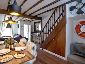 Exposed wooden beams throughout | Fishlegs, Brixham