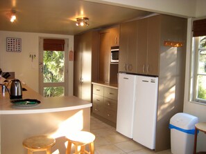 Entrance and kitchen