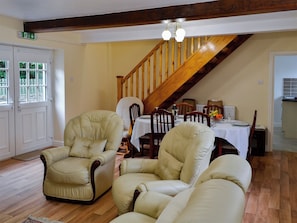 Living and dining room | The East Wing at Grove Hall, Bodfari, near Denbigh