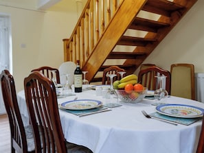 Living and dining room | The East Wing at Grove Hall, Bodfari, near Denbigh