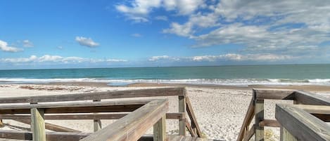 Our little slice of heaven... this is the actual beach in front of our condo!