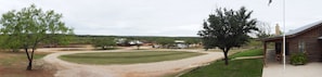 View from the Bunkhouse, overlooking ranch headquarters.