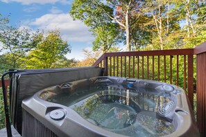 Hot Tub on Lower Level Deck