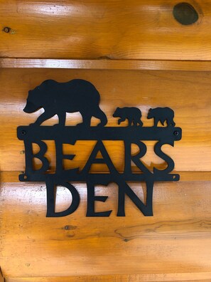 Bears Den! You know your in the right place when you see this. 