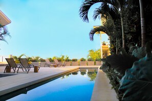 You can choose to swim laps in our pool, or since you're on vacation...