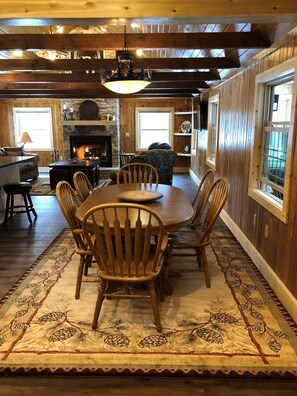 The dining area to share your stories of the day with friends and family. 