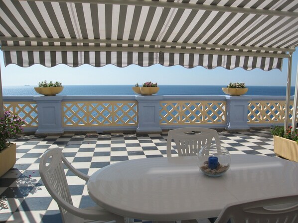 terrace overlooking the sea #1