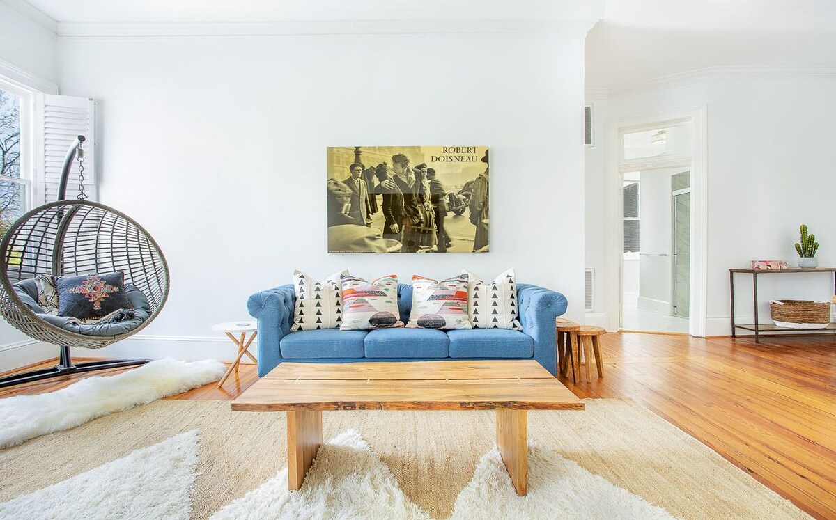 Renovated Bohemian Retreat w/ Porch & Parking, Near Park by Lucky Savannah