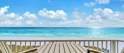 Breathtaking views from the balcony of Crystal Dunes 307!