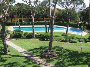 View from the balcony - garden