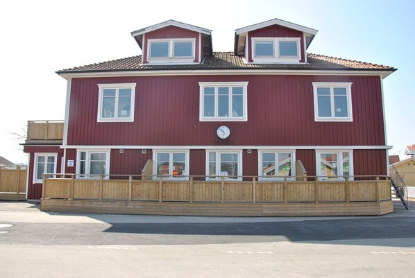 Overnatningsstedets facade