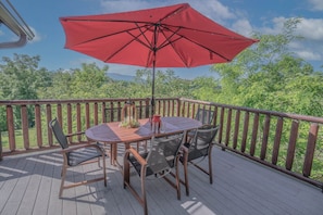 Outside Back Porch Dinning Area