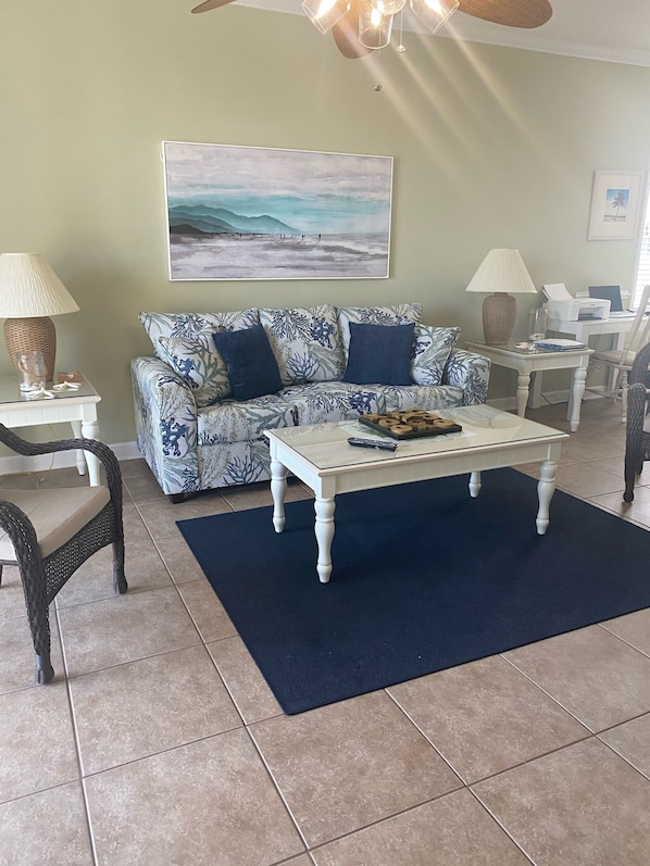 Beautiful beach living room