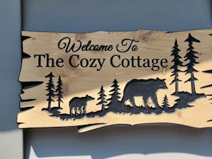 Our "cozy cottage" has way more to offer than a typical hotel room!