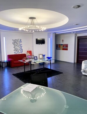 Interior entrance