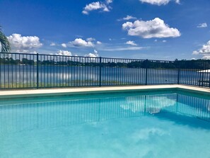 A pool with a view!