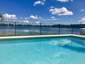 A pool with a view!