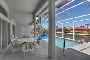 Patio and pool