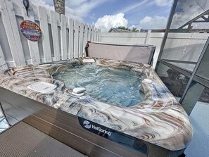 New large hot tub